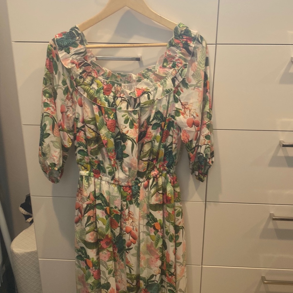 Catherine Malandrino maxi multi colored dress